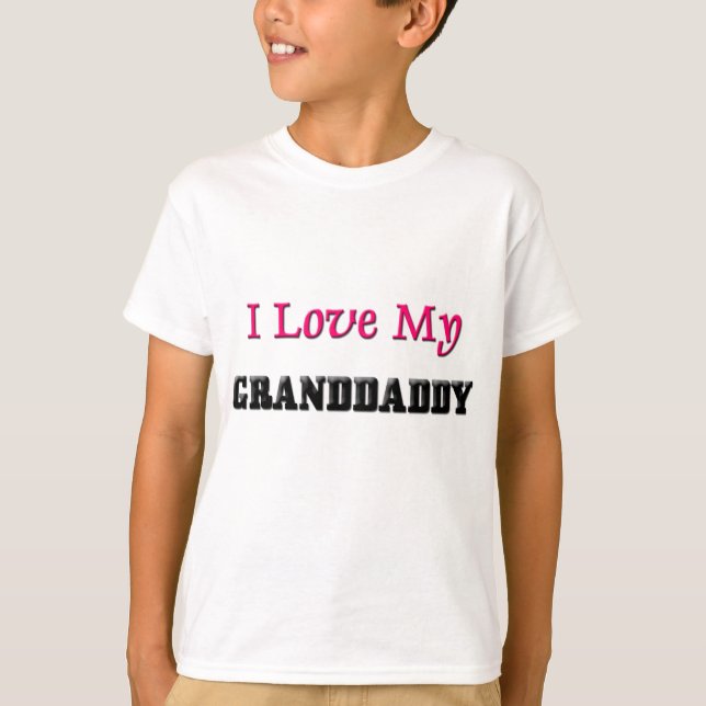 T-shirt Eu Amo Meu Avô (Frente)