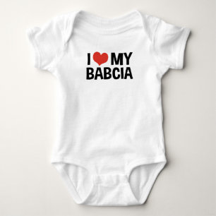 T-shirt Eu amo meu Babcia