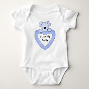 T-shirt Eu amo meu bebê do pai