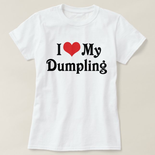 T-shirt Eu Amo Meu Bolinho (Frente do Design)