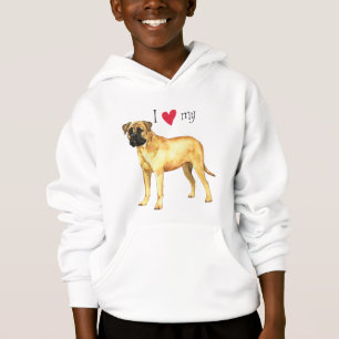 T-shirt Eu amo meu Bullmastiff