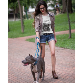 T-shirt Eu Amo Meu Cachorro Pitbull