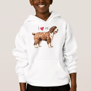 T-shirt Eu amo meu cão de água espanhol