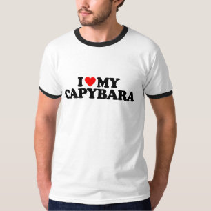 T-SHIRT EU AMO MEU CAPYBARA