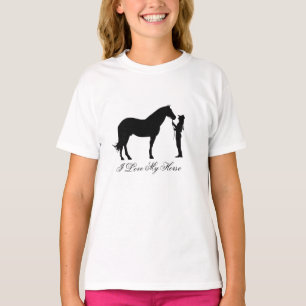 T-shirt Eu Amo Meu Cavalo