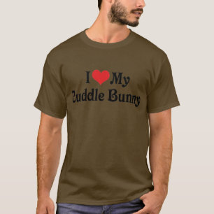T-shirt Eu Amo Meu Coelho de Abraço