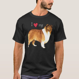 T-shirt Eu amo meu Collie
