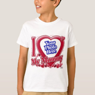T-shirt Eu amo meu coração de Mamãe - foto