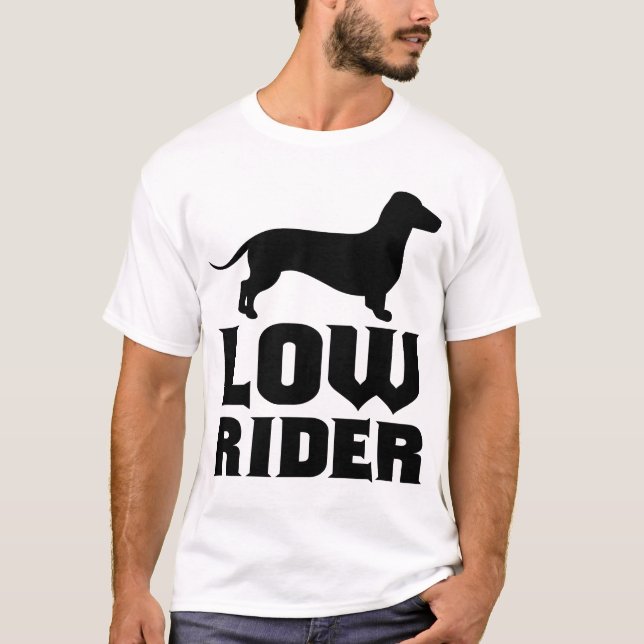 T-shirt Eu amo meu Dachshund (Frente)