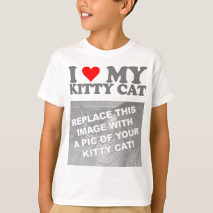 T-shirt Eu Amo Meu Gatinho