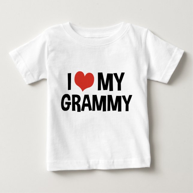 T-shirt Eu Amo Meu Grammy (Frente)