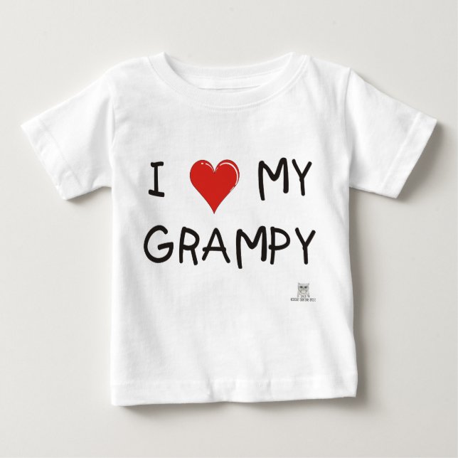 T-SHIRT EU AMO MEU GRAMPY (Frente)