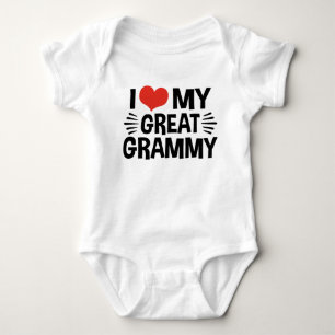 T-shirt Eu amo meu grande Grammy