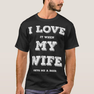 T-shirt Eu amo meu humor da esposa
