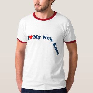 T-shirt Eu amo meu joelho novo