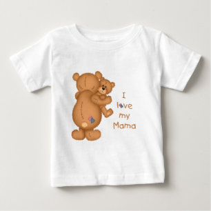 T-shirt Eu amo meu Mama - criança T