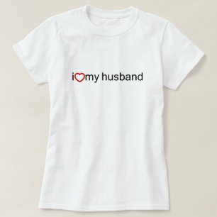 T-shirt eu amo meu marido