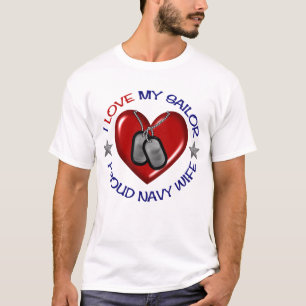 T-shirt Eu amo meu marinheiro