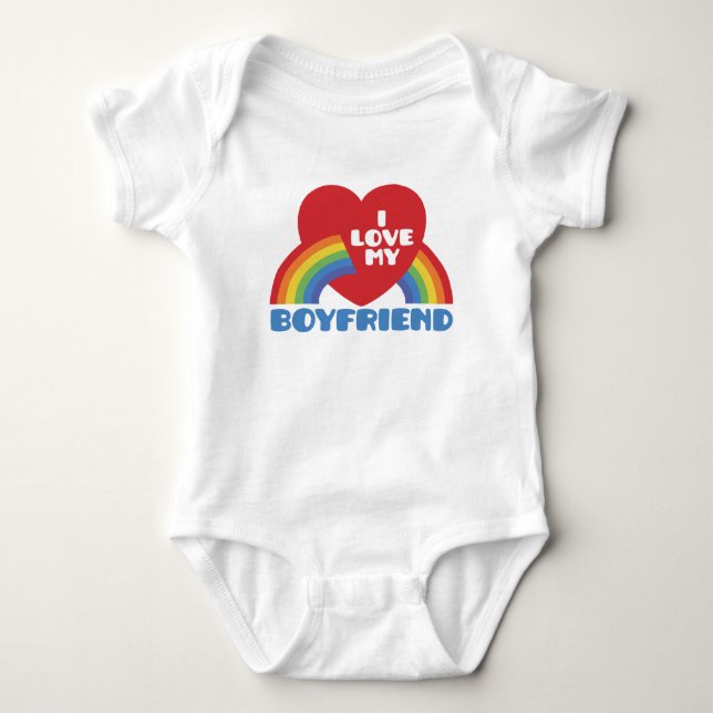 T-shirt Eu Amo Meu Namorado (Frente)
