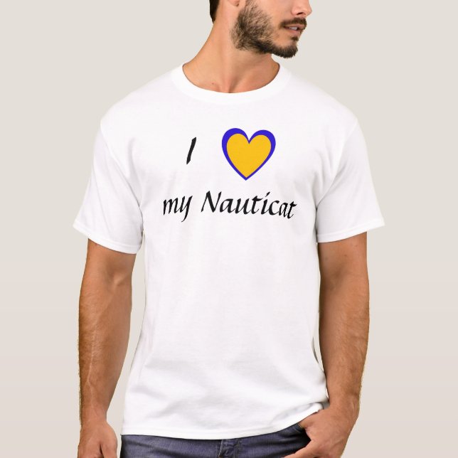 T-shirt Eu amo meu Nauticat (Frente)