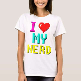 T-shirt eu amo meu nerd v3