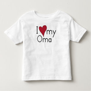 T-shirt Eu amo meu Oma