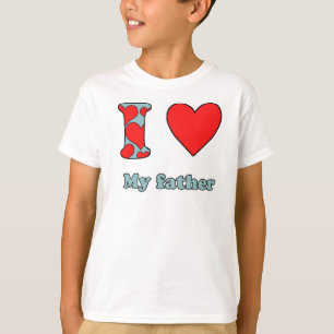 T-shirt Eu amo meu pai