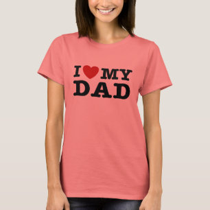 T-shirt Eu amo meu pai