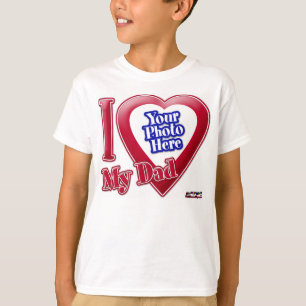 T-shirt Eu amo meu pai - foto