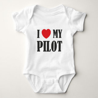 T-shirt Eu amo meu piloto