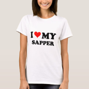 T-shirt Eu amo meu Sapper