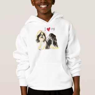 T-shirt Eu amo meu Shih Tzu