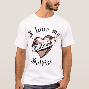 T-SHIRT EU AMO MEU SOLDADO TATTOOED
