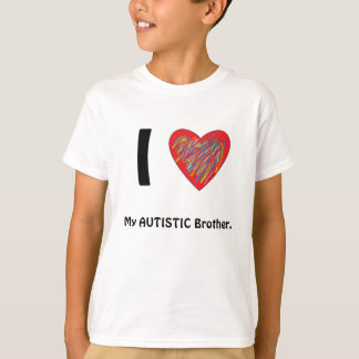 T-shirt Eu amo meu T do irmão