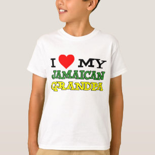 T-shirt Eu amo meu vovô jamaicano