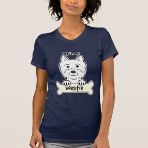 T-shirt Eu amo meu Westie