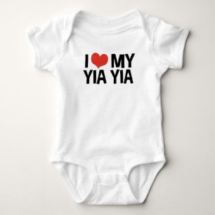 T-shirt Eu amo meu Yia Yia