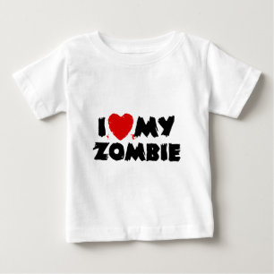 T-shirt Eu amo meu zombi