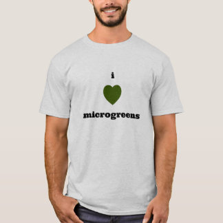 T-shirt Eu amo Microgreens!