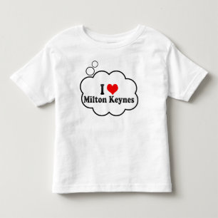 T-shirt Eu amo Milton Keynes, Reino Unido