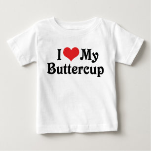 T-shirt Eu Amo Minha Buttercup