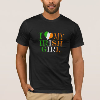 T-shirt Eu amo minha garota irlandesa