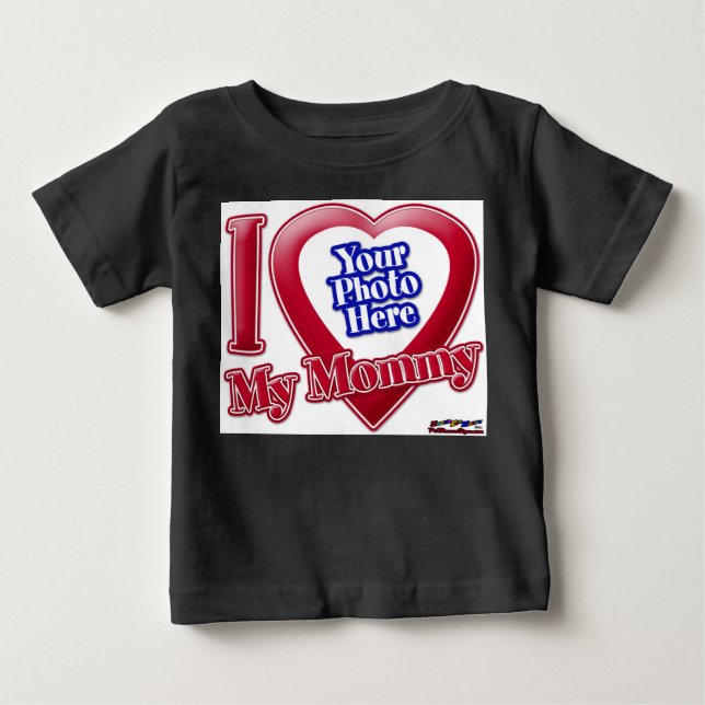 T-shirt Eu Amo Minha Mamãe - Foto (Frente)