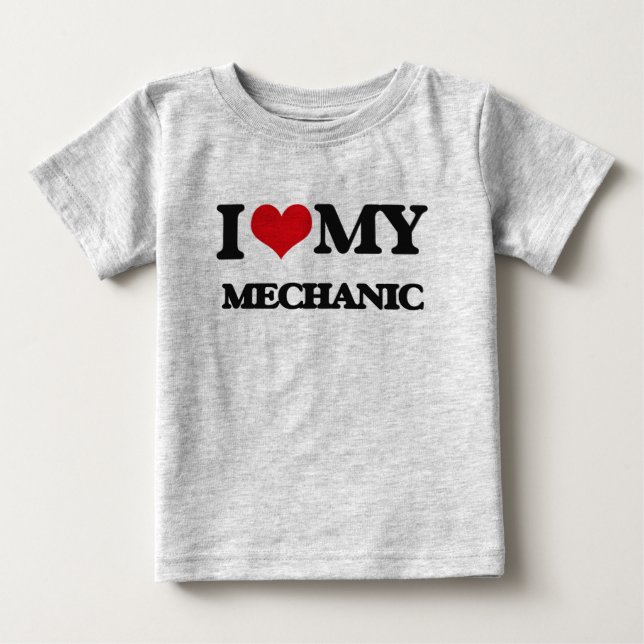 T-shirt Eu amo minha Mecânica (Frente)