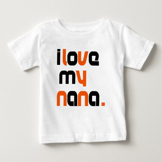 T-shirt Eu Amo Minha Nana Tee (Frente)
