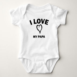 T-shirt Eu amo minha papá