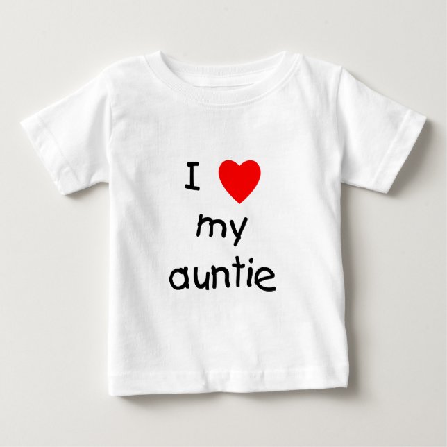 T-shirt Eu Amo Minha Tia (Frente)
