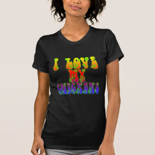 T-shirt Eu amo minhas galinhas