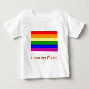 T-shirt Eu amo minhas Mães