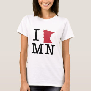 T-shirt Eu amo Minnesota